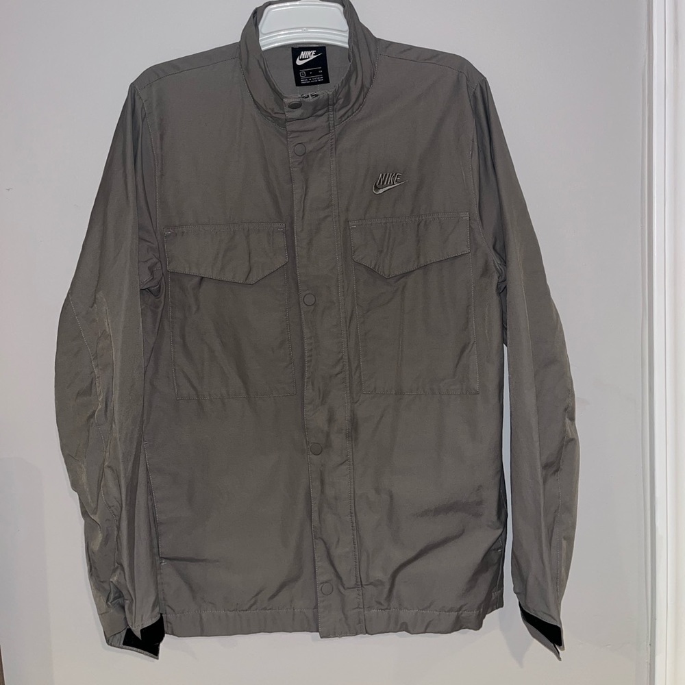 Nike Sportswear M65 Woven Field Jacket Men’s Small Gray.